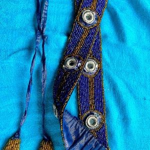 BOHO VINTAGE BEADED BELT / SASH